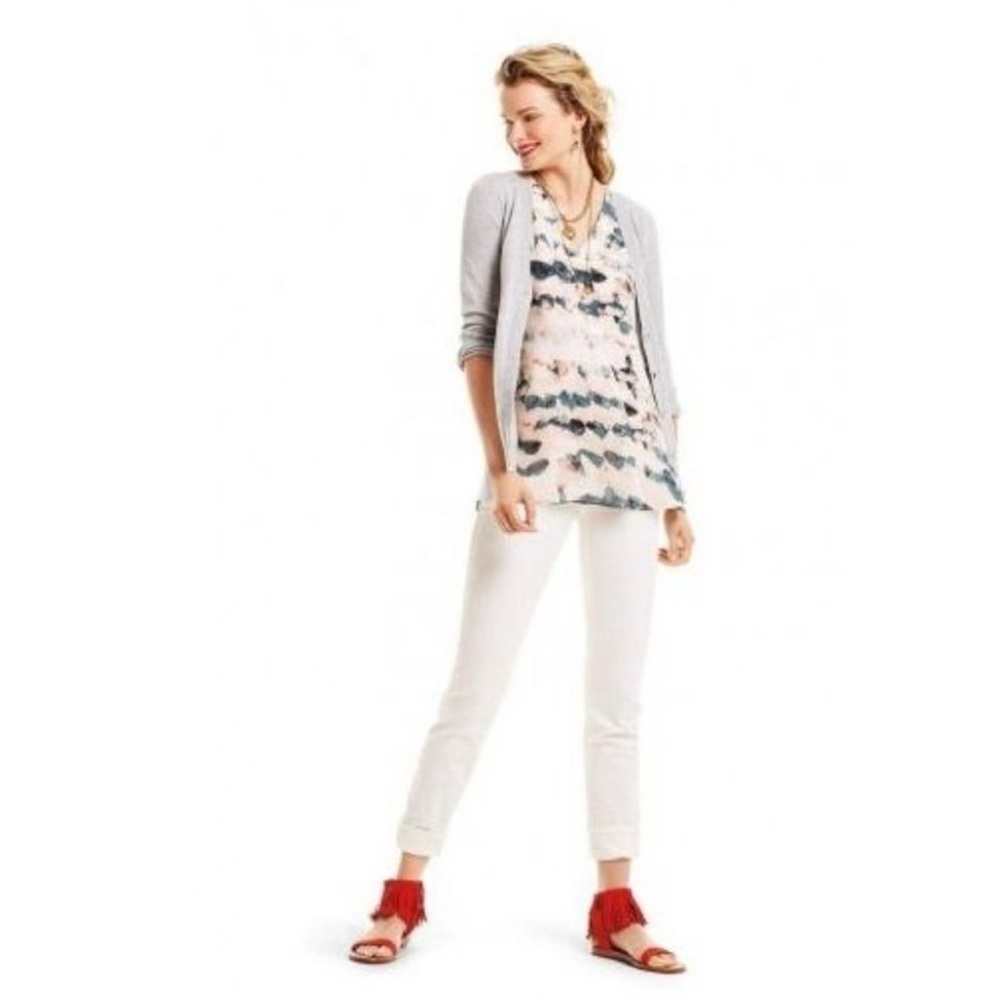 CABI Sleeveless Printed Gelato Top Blouse M
